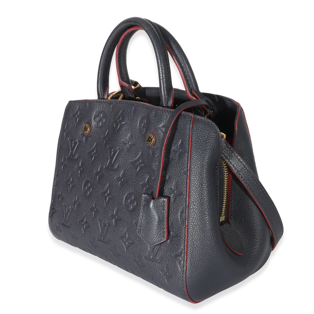 Louis Vuitton Marine Rouge Monogram Empreinte Montaigne BB - Picture 4 of 7